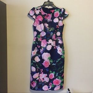 Betsy Johnson Floral Dress